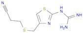 Guanidine,[4-[[(2-cyanoethyl)thio]methyl]-2-thiazolyl]- (9CI)