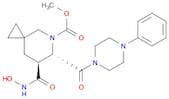 Methyl (6S,7S)-7-[(hydroxyamino)carbonyl]-6-[(4-phenyl-1-piperazinyl)carbonyl]-5-azaspiro[2.5]octa…