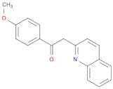 1-(4-Methoxyphenyl)-2-quinolin-2-ylethanone
