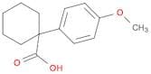 1-(4-methoxyphenyl)cyclohexane-1-carboxylic acid