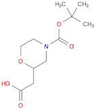 2-(4-(tert-Butoxycarbonyl)morpholin-2-yl)acetic acid