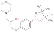 4-(2-Hydroxy-3-(morpholino)propoxy)phenylboronic acid, pinacol ester