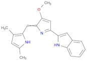 1H-Indole,2-[2-[(3,5-dimethyl-1H-pyrrol-2-yl)methylene]-3-methoxy-2H-pyrrol-5-yl]-
