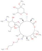 Erythromycin, 9-​[O-​[(2-​methoxyethoxy)​methyl]​oxime]​, (9E)​- (9CI)