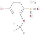 4-Bromo-1-methanesulfonyl-2-(trifluoromethoxy)benzene