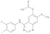 4-(3-Chloro-4-fluorophenylamino)-7-methoxyquinazolin-6-yl acetate