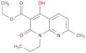 Ethyl 4-hydroxy-7-methyl-2-oxo-1-propyl-1,2-dihydro-1,8-naphthyridine-3-carboxylate