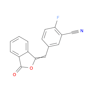 2-Fluoro-5-((3-oxoisobenzofuran-1(3H)-ylidene)methyl)benzonitrile