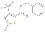 2-CHLORO-4-(TRIFLUOROMETHYL)-5-THIAZOLECARBOXYLIC ACID PHENYLMETHYL ESTER