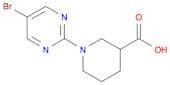 1-(5-Bromopyrimidin-2-yl)piperidine-3-carboxylic acid