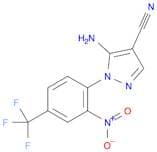 5-Amino-1-(2-nitro-4-(trifluoromethyl)phenyl)-1H-pyrazole-4-carbonitrile