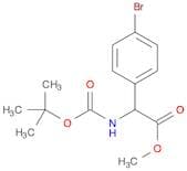 (4-Bromo-phenyl)-tert-butoxycarbonylamino-acetic acid methyl ester