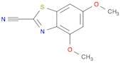 4,6-Dimethoxybenzo[d]thiazole-2-carbonitrile