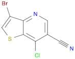 3-Bromo-7-chlorothieno[3,2-B]pyridine-6-carbonitrile