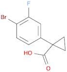 1-(4-Bromo-3-fluorophenyl)cyclopropanecarboxylic acid