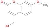 2H-1-Benzopyran-2-one, 4-(hydroxymethyl)-7-methoxy-