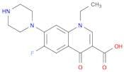 3-​Quinolinecarboxylic acid, 1-​ethyl-​6-​fluoro-​1,​4-​dihydro-​4-​oxo-​7-​(1-​piperazinyl)​-