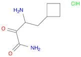 3-Amino-4-cyclobutyl-2-oxobutanamide hydrochloride
