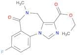 Ethyl 8-fluoro-5-methyl-6-oxo-4H-imidazo[1,5-a][1,4]benzodiazepine-3-carboxylate