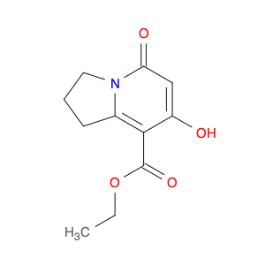 Ethyl 7-hydroxy-5-oxo-1,2,3,5-tetrahydroindolizine-8-carboxylate