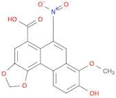 Phenanthro[3,4-d]-1,3-dioxole-5-carboxylicacid, 9-hydroxy-8-methoxy-6-nitro-