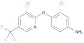 3-Chloro-4-([3-chloro-5-(trifluoromethyl)-2-pyridinyl]oxy)aniline