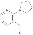 3-Pyridinecarboxaldehyde,2-(1-pyrrolidinyl)-