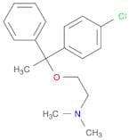 {2-[1-(4-chlorophenyl)-1-phenylethoxy]ethyl}dimethylamine