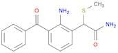 2-Amino-3-benzoyl-α-(methylthio)benzeneacetamide