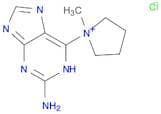 1-(2-Amino-1H-purin-6-yl)-1-methylpyrrolidinium chloride
