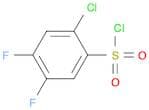 2-Chloro-4,5-difluorobenzene-1-sulfonyl chloride