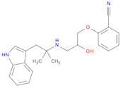 2-(3-((1-(1H-Indol-3-yl)-2-methylpropan-2-yl)amino)-2-hydroxypropoxy)benzonitrile
