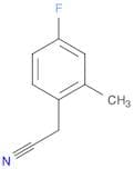 Benzeneacetonitrile, 4-fluoro-2-methyl- (9CI)