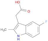 1H-Indole-3-aceticacid, 5-fluoro-2-methyl-