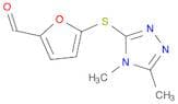 5-[(4,5-Dimethyl-4H-1,2,4-triazol-3-yl)thio]-2-furaldehyde