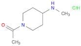 1-(4-(Methylamino)piperidin-1-yl)ethanone, HCl
