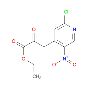 Ethyl 3-(2-chloro-5-nitropyridin-4-yl)-2-oxopropanoate