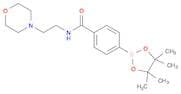 N-[2-(morpholin-4-yl)ethyl]-4-(tetramethyl-1,3,2-dioxaborolan-2-yl)benzamide