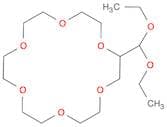 1,4,7,10,13,16-Hexaoxacyclooctadecane, 2-(diethoxymethyl)-