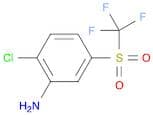 2-chloro-5-trifluoromethanesulfonylaniline