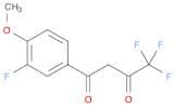 1,3-Butanedione, 4,4,4-trifluoro-1-(3-fluoro-4-methoxyphenyl)-