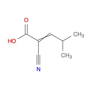 2-Pentenoic acid,2-cyano-4-methyl-