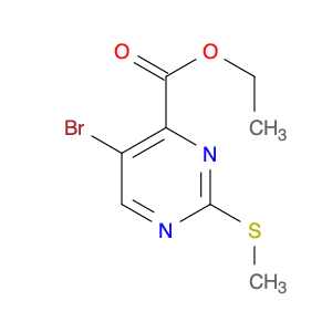 Ethyl 5-bromo-2-(methylthio)pyrimidine-4-carboxylate
