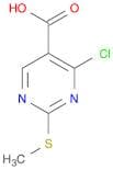 4-CHLORO-2-(METHYLTHIO)PYRIMIDINE-5-CARBOXYLIC ACID