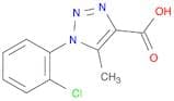 1-(2-Chlorophenyl)-5-methyl-1H-1,2,3-triazole-4-carboxylic acid