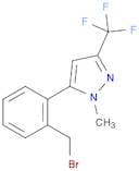 5-(2-(Bromomethyl)phenyl)-1-methyl-3-(trifluoromethyl)-1H-pyrazole