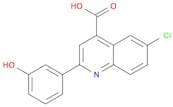 6-Chloro-2-(3-hydroxyphenyl)quinoline-4-carboxylic acid