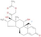 (11b,16a)-9-fluoro-11,17,21-trihydroxy-16-methylpregna-1,4-diene-3,20-dione 21-acetate