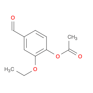 2-Ethoxy-4-formylphenyl acetate