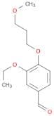 3-Ethoxy-4-(3-methoxypropoxy)benzaldehyde